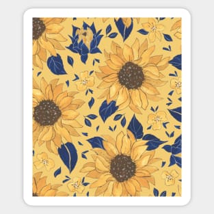 Blooming Sunflower Sticker